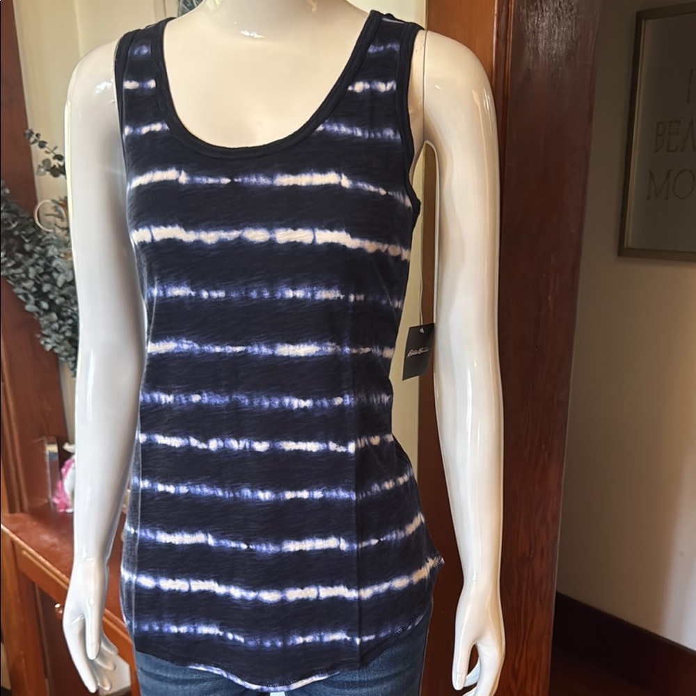 NWT Eddie Bauer size small Striped Sleeveless Top